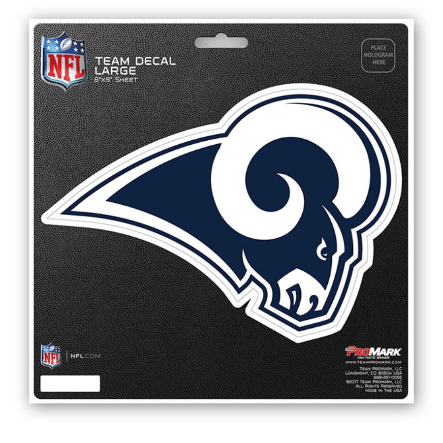 Los Angeles Rams Logo X Vinyl Sticker At Sticker Shoppe