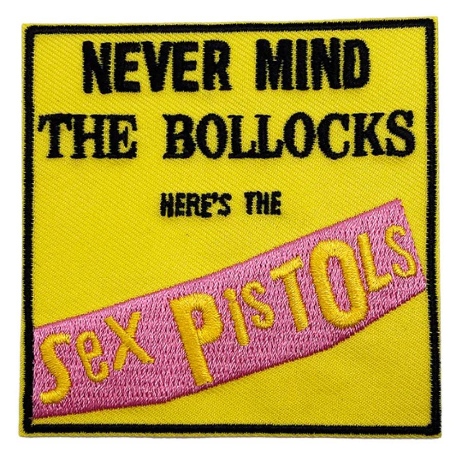 Sex Pistols Never Mind The Bullocks Embroidered Iron On Patch At