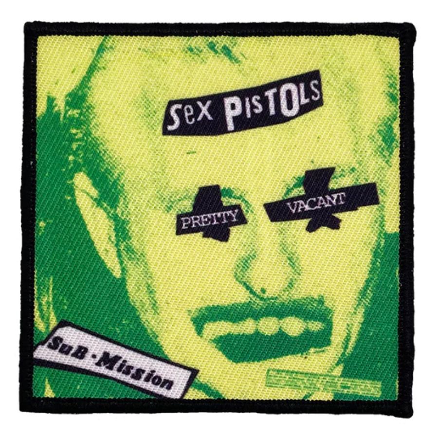 Sex Pistols Pretty Vacant Embroidered Iron On Patch At Sticker Shoppe