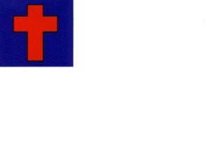 Christian Flag Sticker