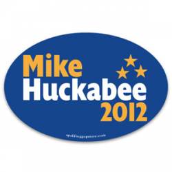 Huckabee 2012 - Oval Sticker