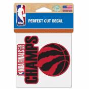 Toronto Raptors 2019 NBA Finals Champs - 4x4 Die Cut Decal