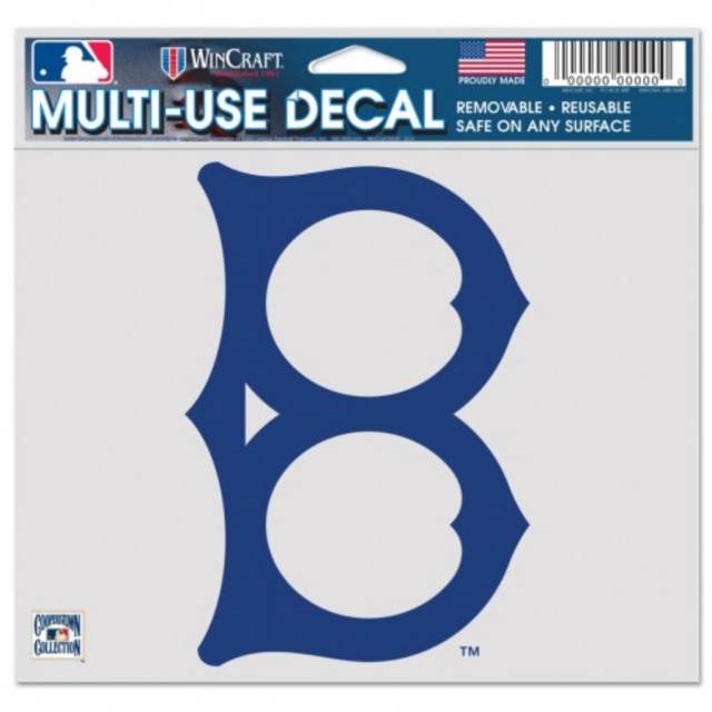 Brooklyn Dodgers Retro Cooperstown Logo - 5x6 Ultra Decal at