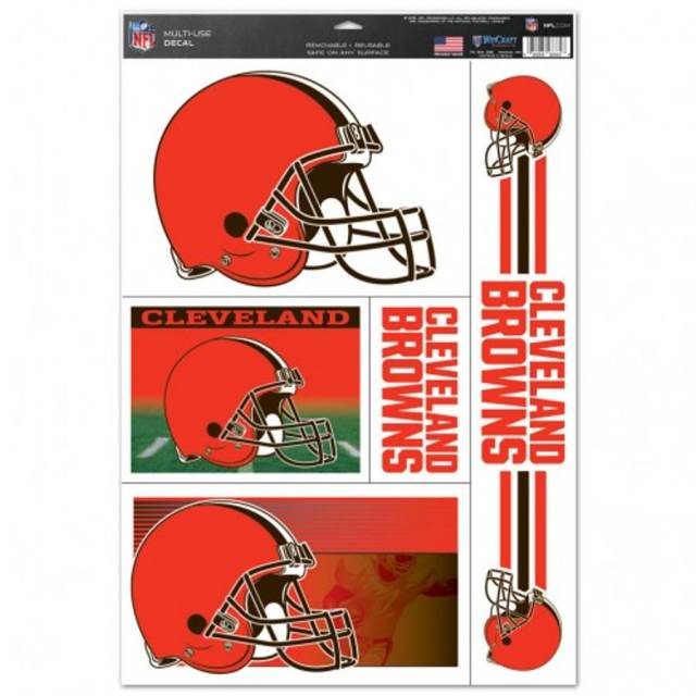 Cleveland Browns - Set of 5 Ultra Decals at Sticker Shoppe