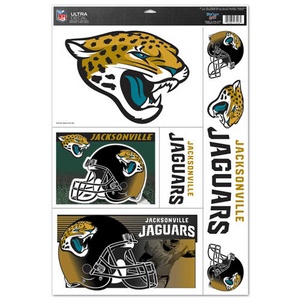 Jacksonville Jaguars - Set of 5 Ultra Decals at Sticker Shoppe