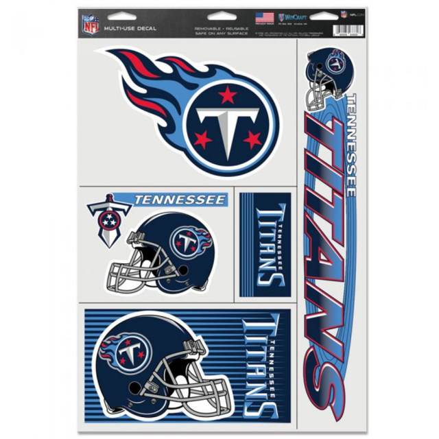 Tennessee Titans - Set of 5 Ultra Decals at Sticker Shoppe