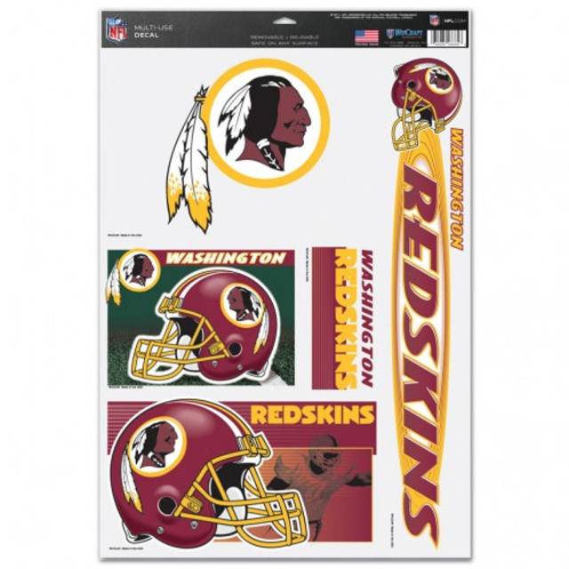 Washington Redskins - Set of 5 Ultra Decals at Sticker Shoppe