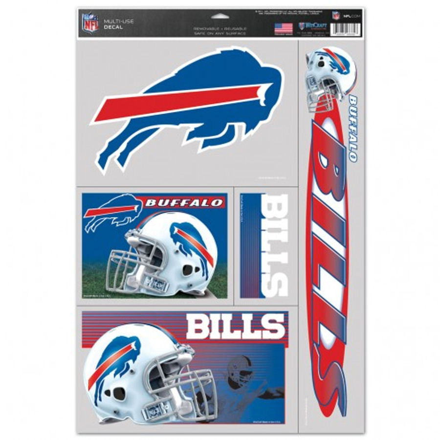 Buffalo Bills - Set of 5 Ultra Decals at Sticker Shoppe