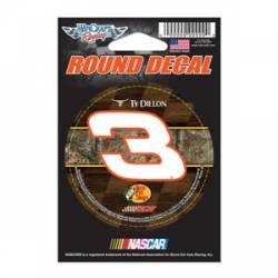 Ty Dillon #3 Bass Pro Shops - 3x3 Round Vinyl Sticker