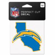 Los Angeles Chargers 2020 Home State California - 4x4 Die Cut Decal