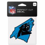 Carolina Panthers Home State North South Carolina - 4x4 Die Cut Decal