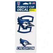 Creighton University Bluejays - Set of Two 4x4 Die Cut Decals