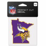 Minnesota Vikings Logo with Wordmark Static Cling Sticker NEW!! Window –  Hub City Sports