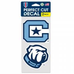The Citadel Bulldogs - Set of Two 4x4 Die Cut Decals