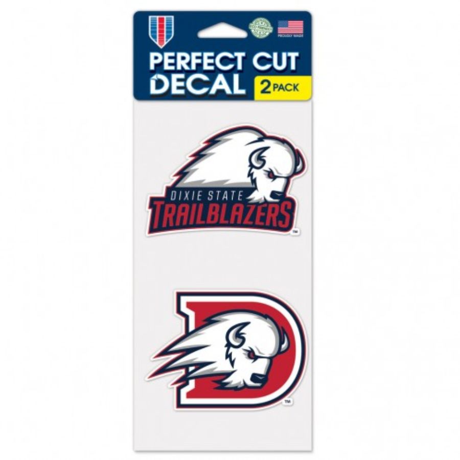 Dixie State University Trailblazers - Set of Two 4x4 Die Cut Decals at ...