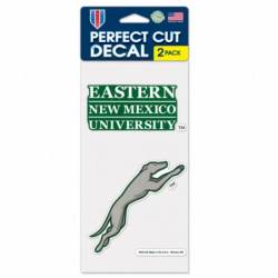 Eastern New Mexico University Greyhounds - Set of Two 4x4 Die Cut Decals