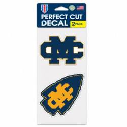 Mississippi College Choctaws - Set of Two 4x4 Die Cut Decals