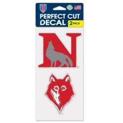 Newberry College Wolves - Set of Two 4x4 Die Cut Decals
