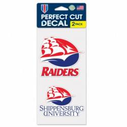 Shippensburg University Raiders - Set of Two 4x4 Die Cut Decals