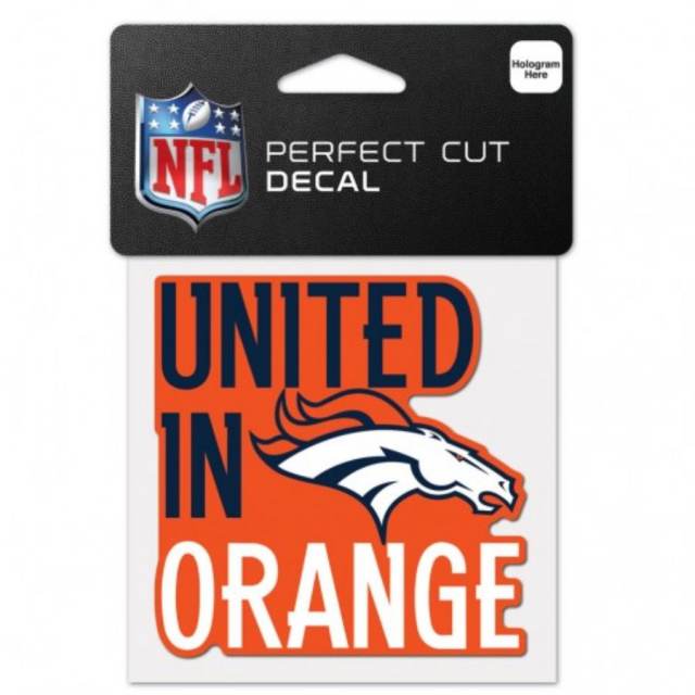 Denver Broncos Football Color Logo Sports Decal Sticker-Free