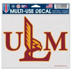 University Of Louisiana Monroe Warhawks - 5x6 Ultra Decal