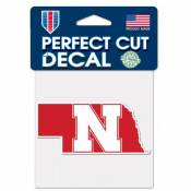 University Of Nebraska Cornhuskers - 4x4 Die Cut Decal