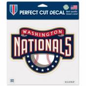 Washington Nationals Retro Cooperstown Logo - 8x8 Full Color Die Cut Decal