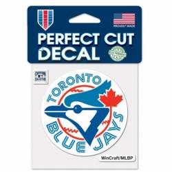 Toronto Blue Jays Retro Cooperstown Logo - 4x4 Die Cut Decal