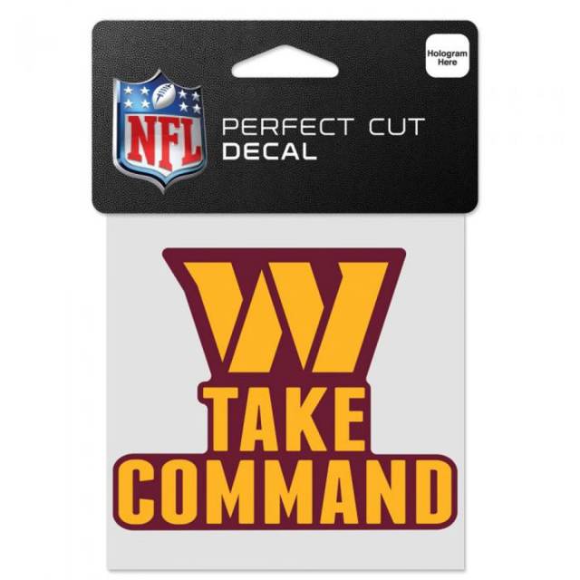 Washington Commanders NFL Football Vinyl Die Cut Car Decal Sticker