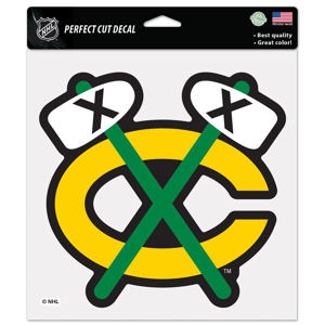 Chicago Blackhawks Alternate - 8x8 Full Color Die Cut Decal at Sticker ...