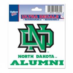 University Of North Dakota Fighting Sioux Alumni - 3x4 Ultra Decal