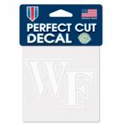 Wake Forest University Demon Deacons - 4x4 White Die Cut Decal