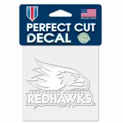 Southeast Missouri State University Redhawks - 4x4 White Die Cut Decal