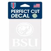 Bemidji State University Beavers - 4x4 White Die Cut Decal