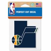 Utah Jazz Home State Utah - 4x4 Die Cut Decal