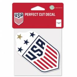 United States Women's Soccer Team - 4x4 Die Cut Decal