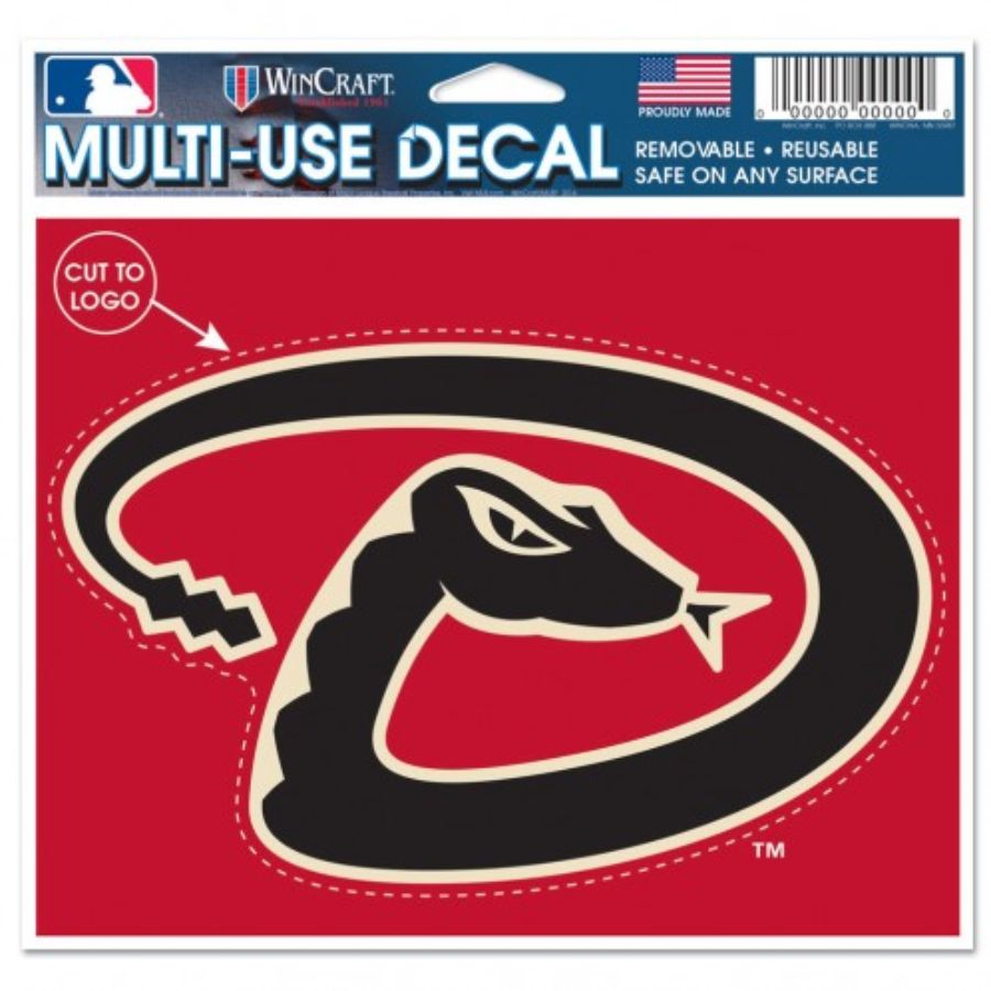 Arizona Diamondbacks Snake Logo - 4.5x5.75 Die Cut Multi Use Ultra ...