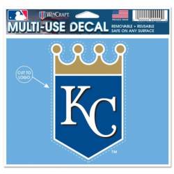 Kansas City Royals Crown Logo - 4.5x5.75 Die Cut Multi Use Ultra Decal