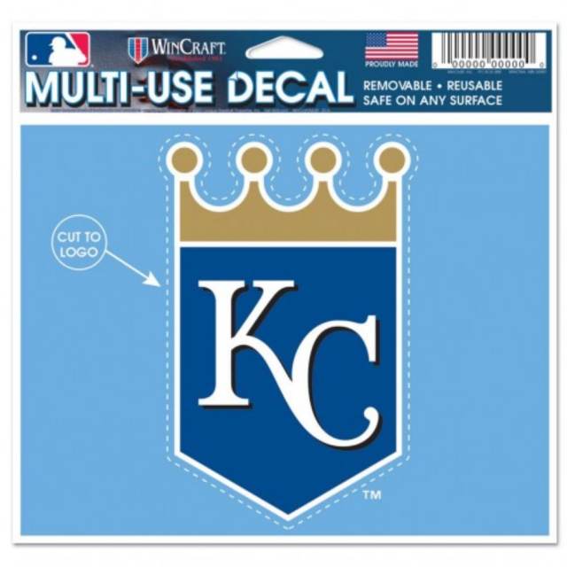 Crown R - Kansas City Royals Vinyl Die-Cut Decal Sticker