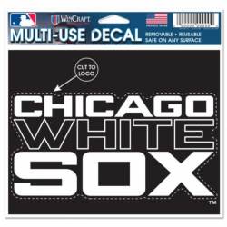 Chicago White Sox Script Wordmark Logo - 4.5x5.75 Die Cut Multi Use Ultra Decal