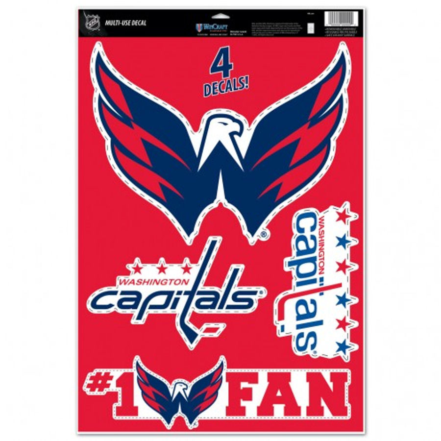 Washington Capitals Set Of Ultra Decals At Sticker Shoppe