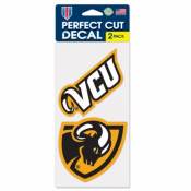 Virginia Commonwealth University Rams - Set of Two 4x4 Die Cut Decals