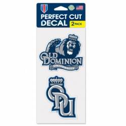 Old Dominion University Monarchs - Set of Two 4x4 Die Cut Decals
