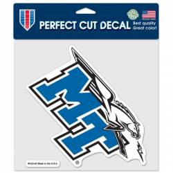 Middle Tennessee State University Blue Raiders - 8x8 Full Color Die Cut Decal