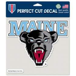 University Of Maine Black Bears - 8x8 Full Color Die Cut Decal