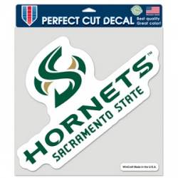 Cal State-Sacremento Hornets - 8x8 Full Color Die Cut Decal