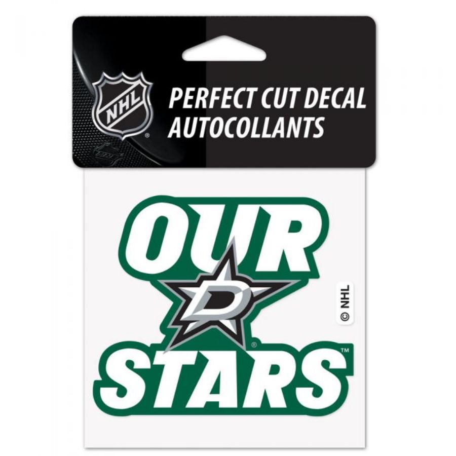 Dallas Stars Our Stars Slogan - 4x4 Die Cut Decal at Sticker Shoppe