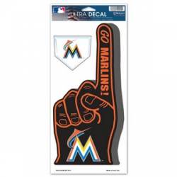 Miami Marlins - Finger Ultra Decal 2 Pack