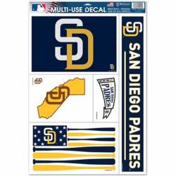 San Diego Padres - Set of 5 Ultra Decals
