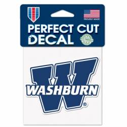 Washburn University Ichabods - 4x4 Die Cut Decal